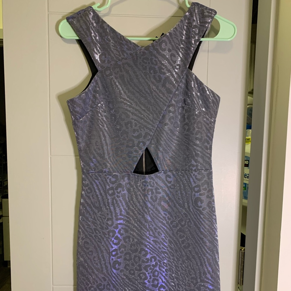 Iridescent Cheetah Print Dress